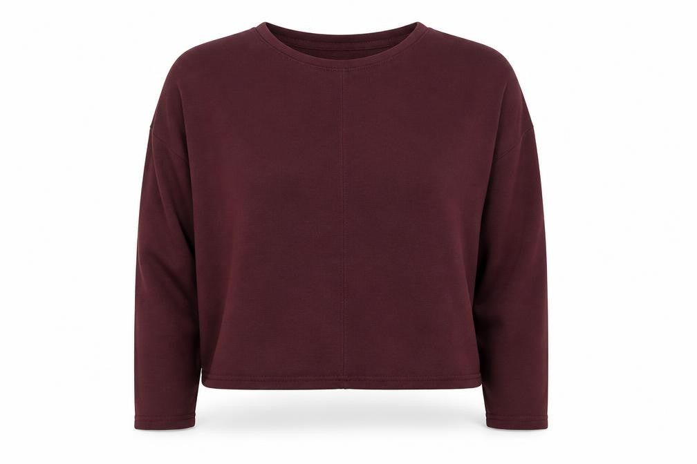 New Look Womens Purple Round Neck Polyester Pullover Jumper Size 14