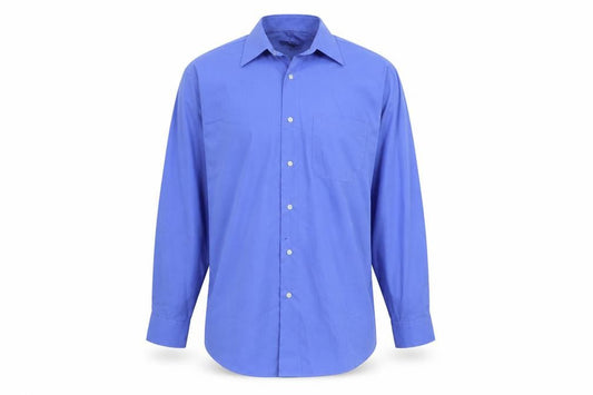 Alexander Julian Mens Blue Cotton Button-Up Size 14 Collared