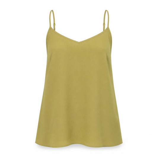 Primark Womens Green Polyester Camisole Tank Size 8 V-Neck
