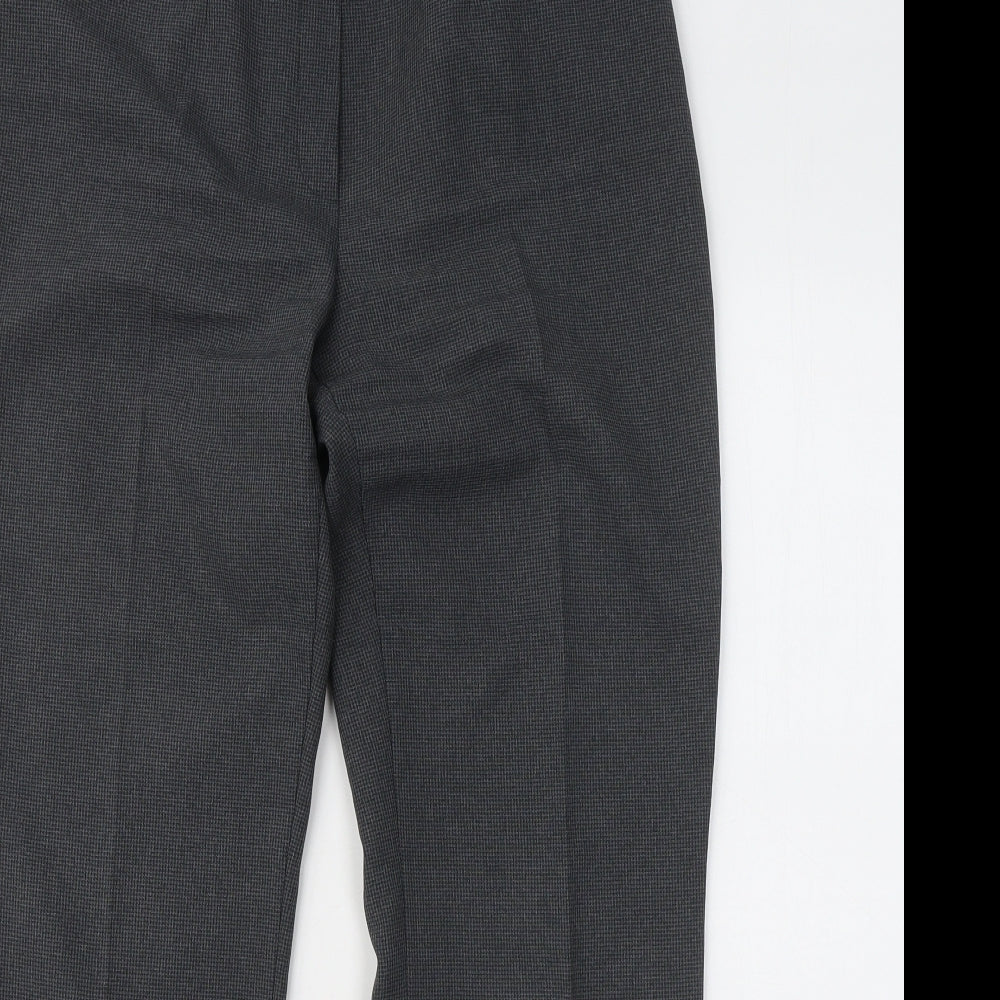 Marks and Spencer Womens Grey Polyester Sweatpants Trousers Size 10 L28 in Regular
