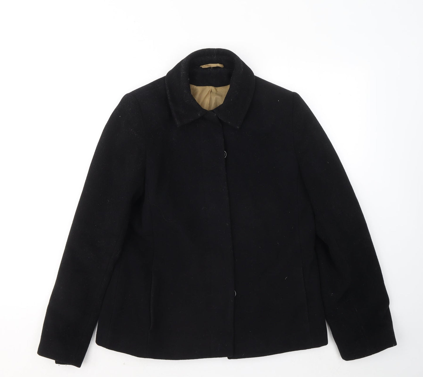 NL Collection Womens Black Jacket Coatigan Size 14