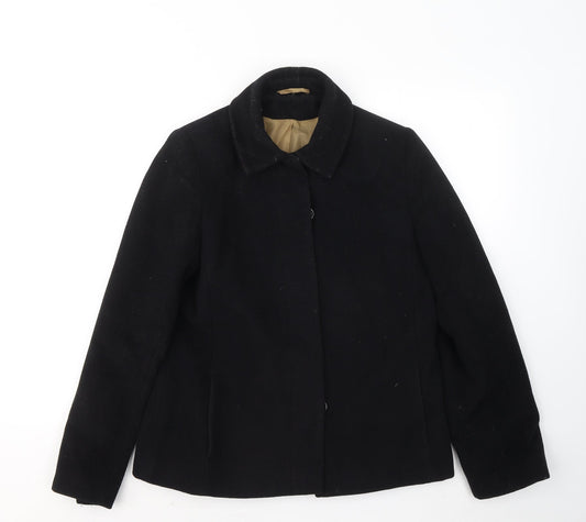 NL Collection Womens Black Jacket Coatigan Size 14