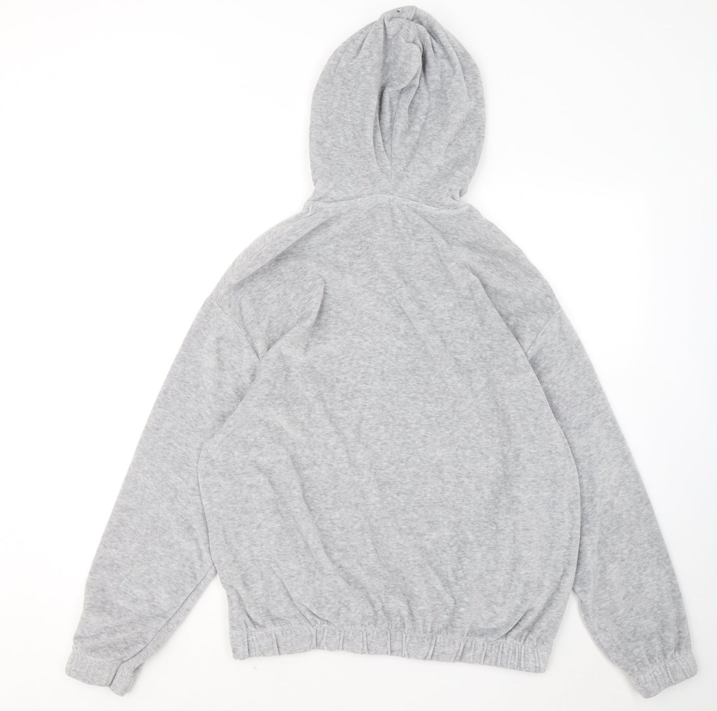 ASOS Womens Grey Polyester Pullover Hoodie Size S