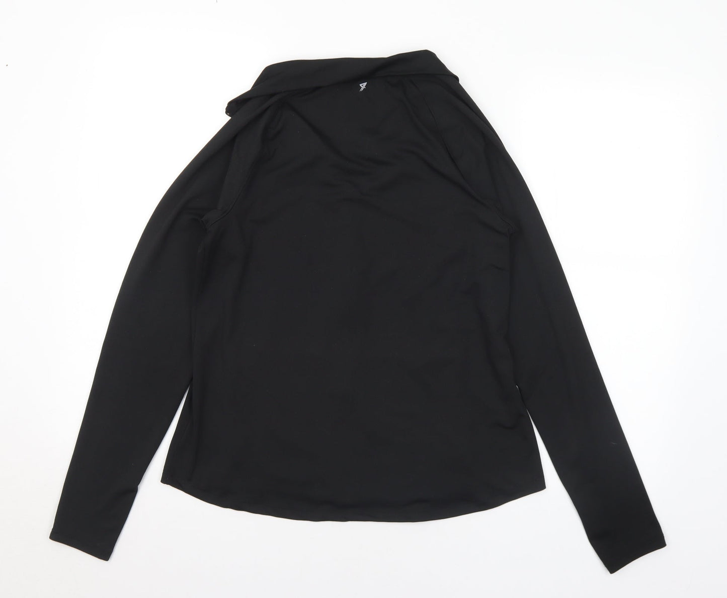 Workout Womens Black Jacket Size 12 Zip - 12-14