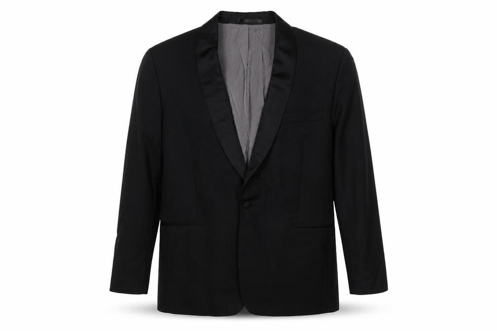 Preworn Mens Black Jacket Blazer Size M