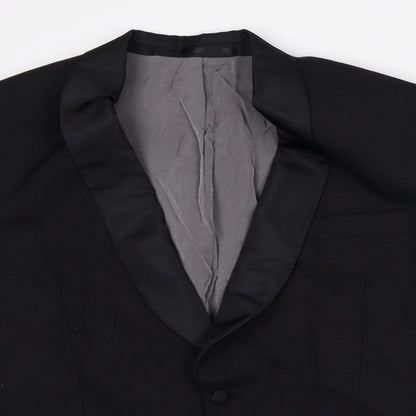 Preworn Mens Black Jacket Blazer Size M