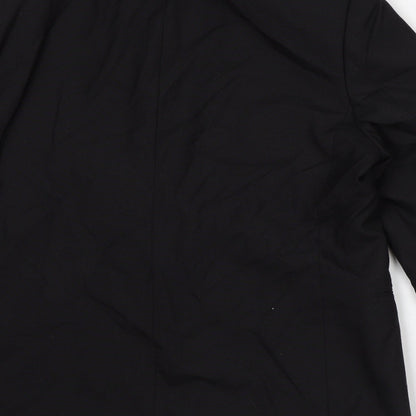 Preworn Mens Black Jacket Blazer Size M