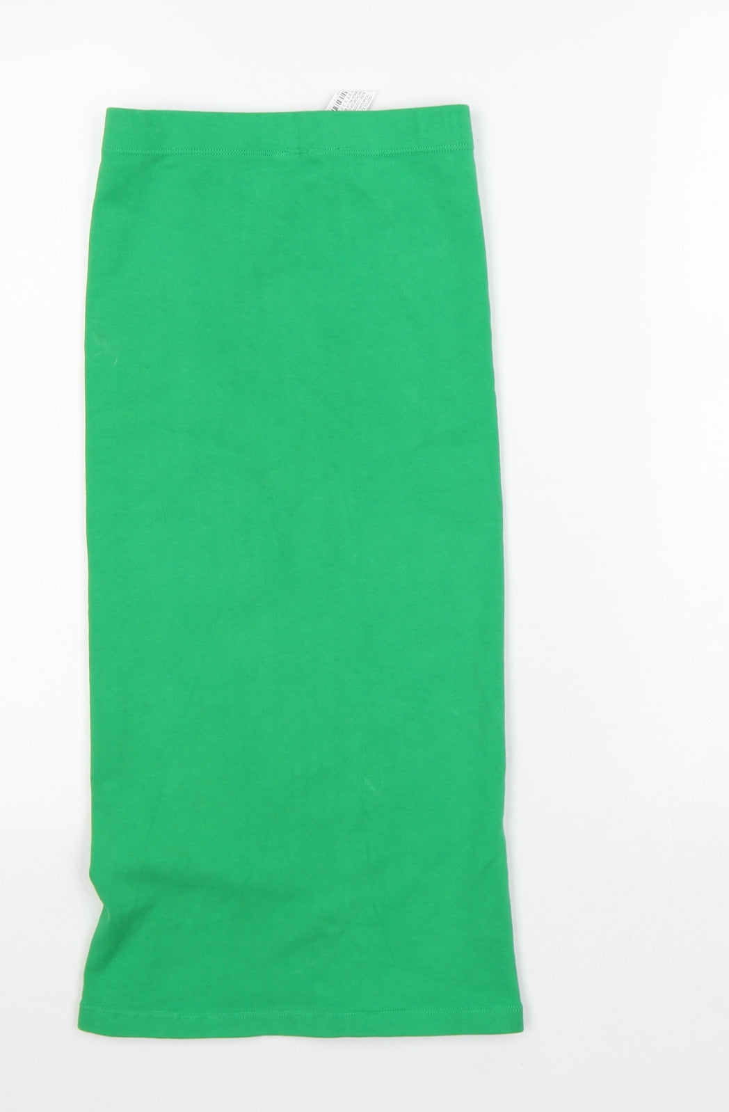 Zara Womens Green Cotton Straight & Pencil Skirt Size XS