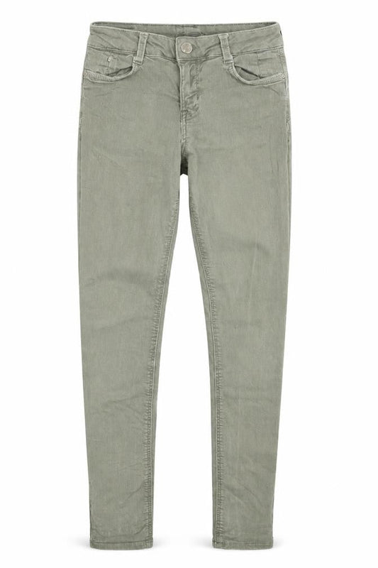 Bershka Womens Green Cotton Skinny Jeans Size 6 L28 in Regular Button