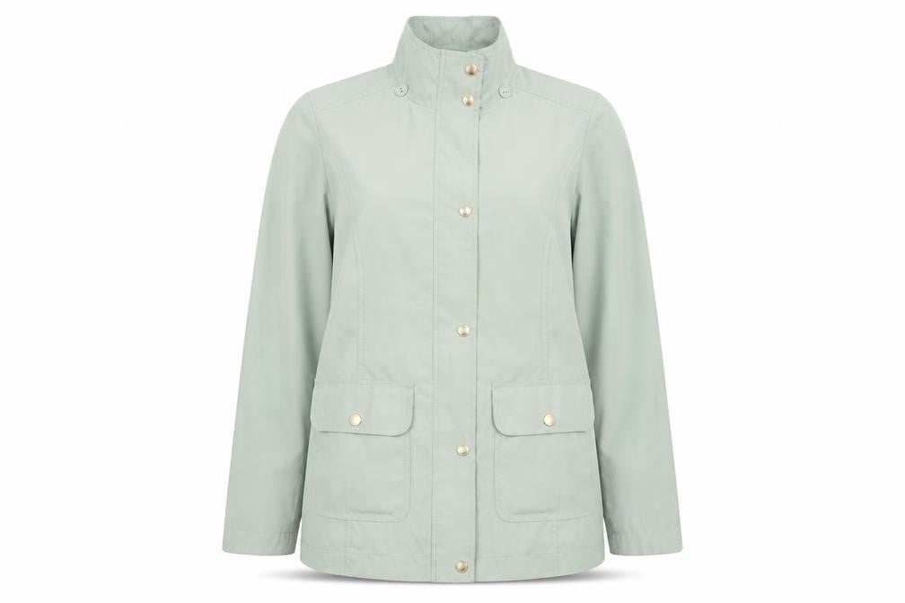 Classic Womens Green Jacket Size 12 Zip