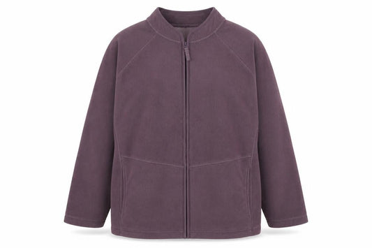 Tu Womens Purple High Neck Polyester Full Zip Jumper Size S