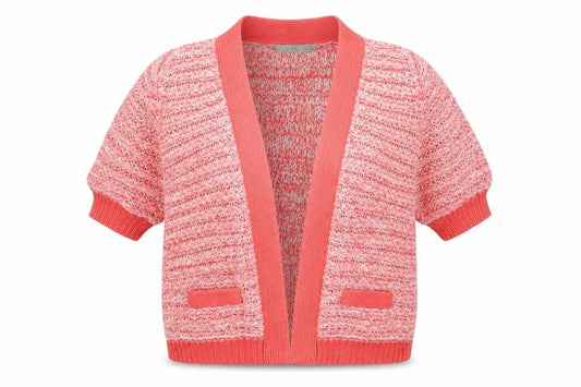 Tu Womens Red V-Neck Cotton Cardigan Jumper Size 10