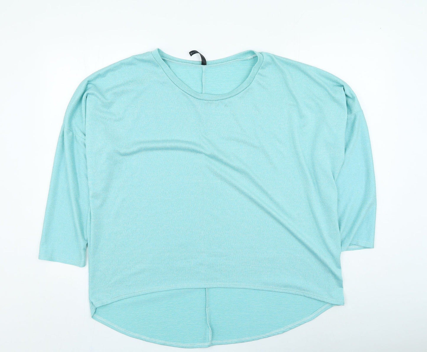 Rags & Couture Womens Blue Round Neck Polyester Pullover Jumper Size XL