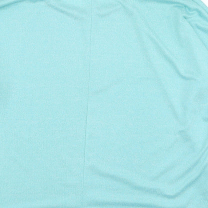 Rags & Couture Womens Blue Round Neck Polyester Pullover Jumper Size XL