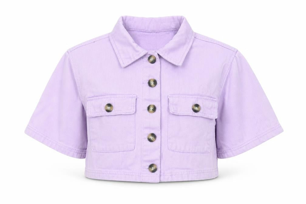 PRETTYLITTLETHING Womens Purple Jacket Size 12