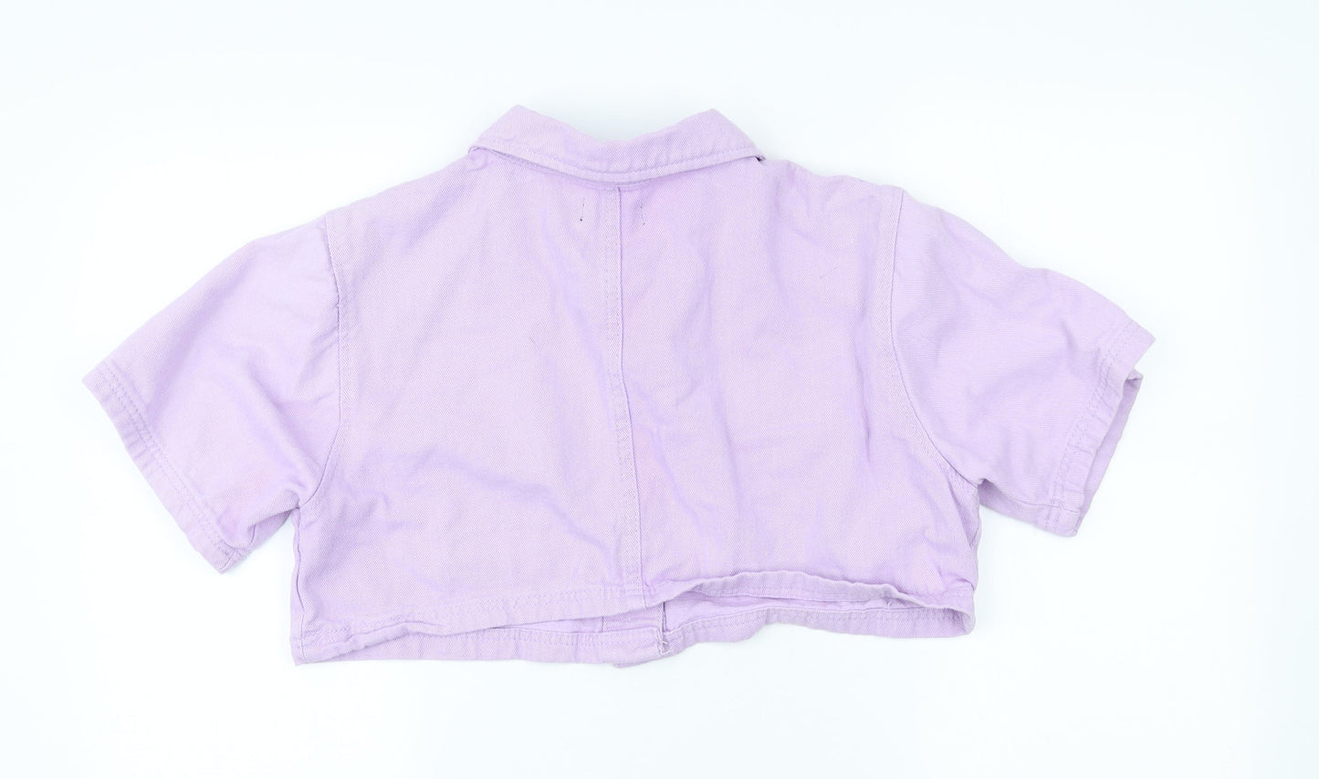 PRETTYLITTLETHING Womens Purple Jacket Size 12