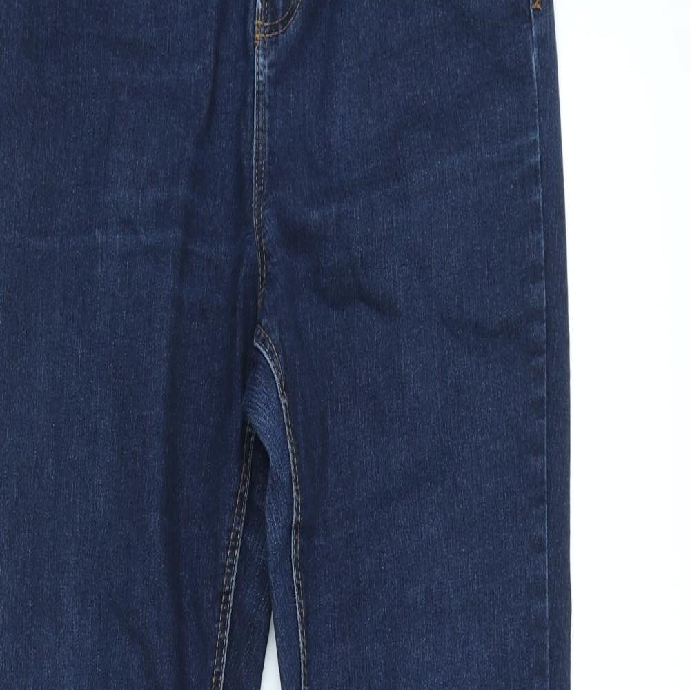 George Womens Beige Cotton Skinny Jeans Size 10 L27 in Regular