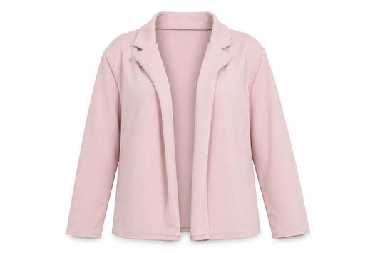 Boohoo Womens Pink Collared Polyester Cardigan Jumper Size 14