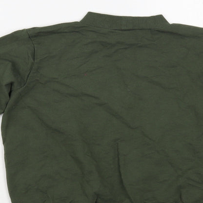 Select Girls Green Cotton Pullover Sweatshirt Size 10-11 Years Pullover - Babe