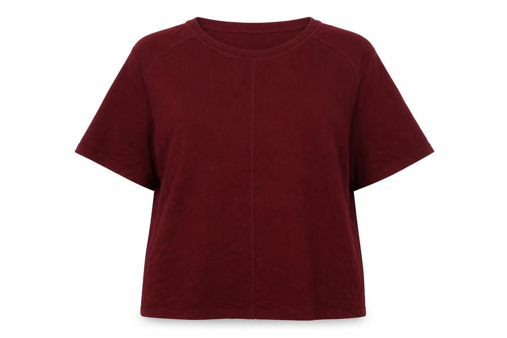 Marks & Spencer Womens Red Boat Neck Viscose Pullover Jumper Size L