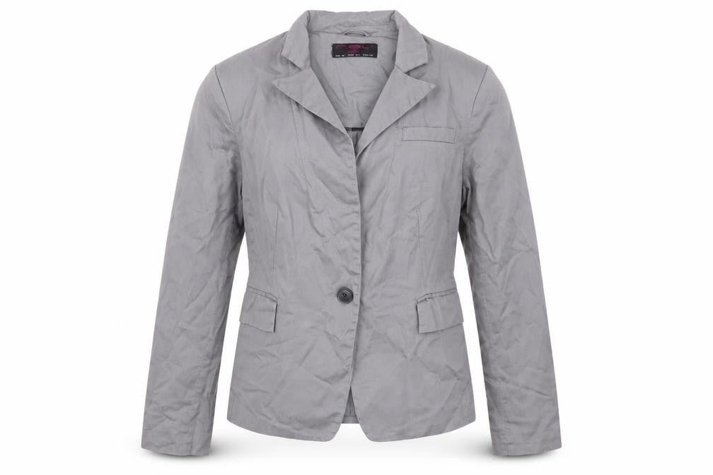 New Look Womens Grey Jacket Blazer Size 12 Button