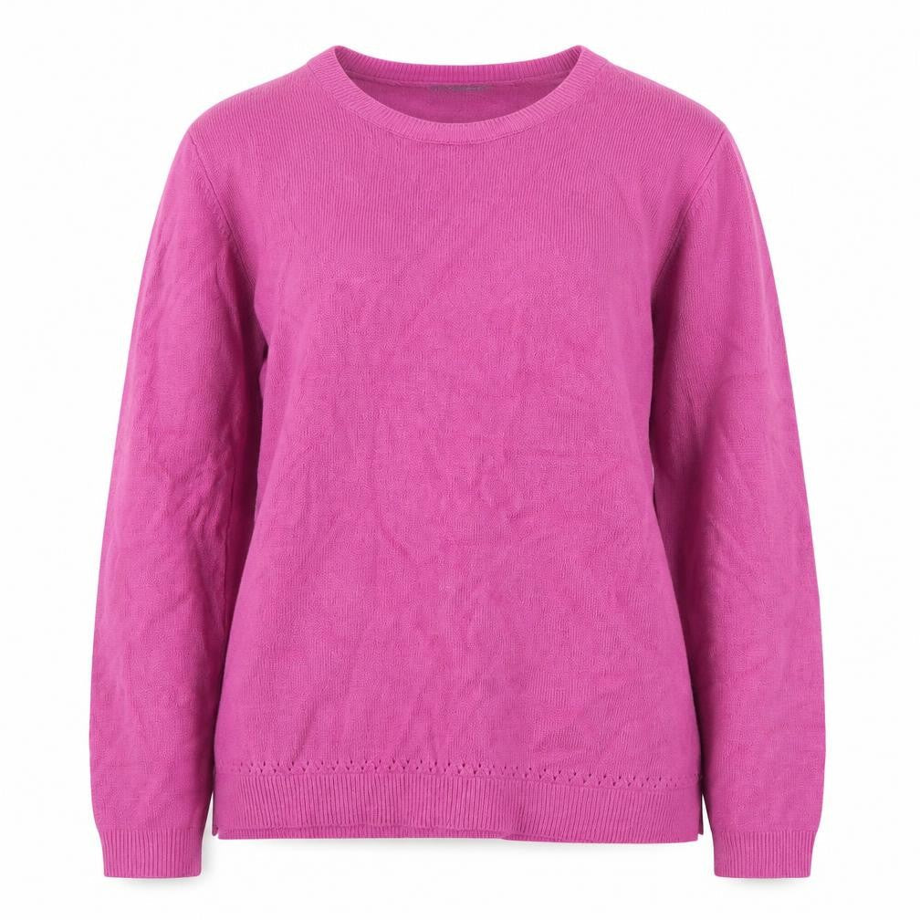 Papaya Womens Purple Round Neck Acrylic Pullover Jumper Size 12