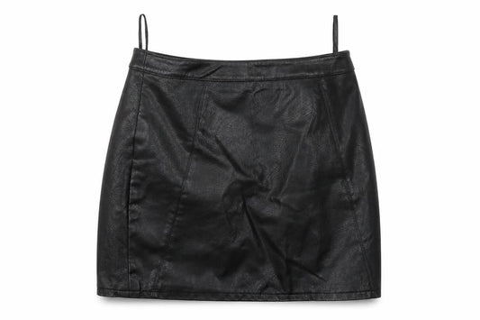 Dorothy Perkins Womens Black Polyester A-Line Skirt Size 8