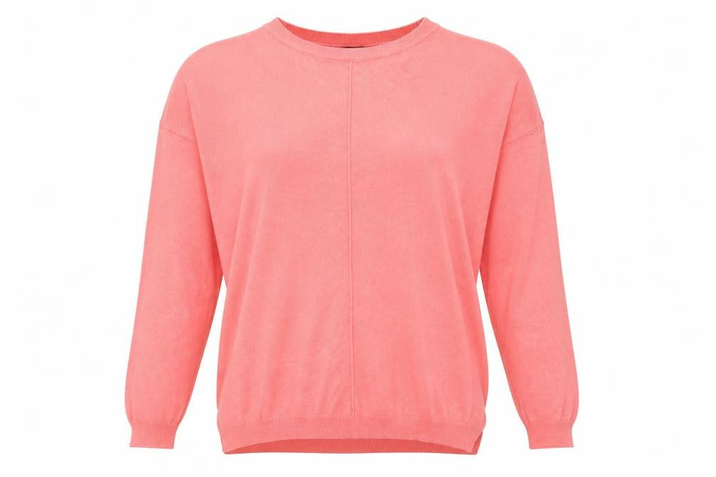 Marks & Spencer Womens Pink Round Neck Acrylic Pullover Jumper Size M