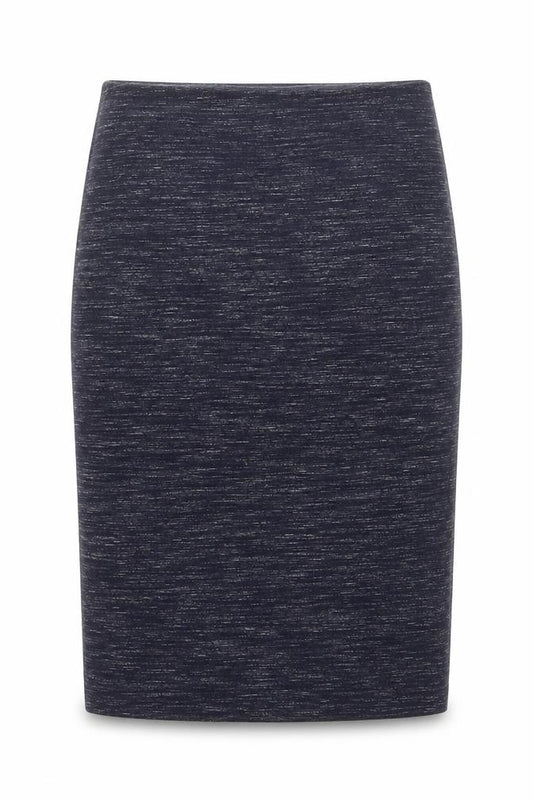 Topshop Womens Blue Cotton Straight & Pencil Skirt Size 6
