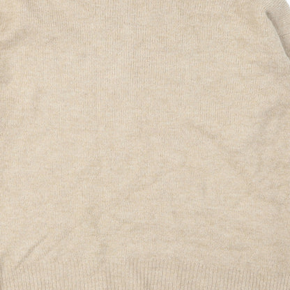 Dorothy Perkins Womens Brown Round Neck Acrylic Pullover Jumper Size 10