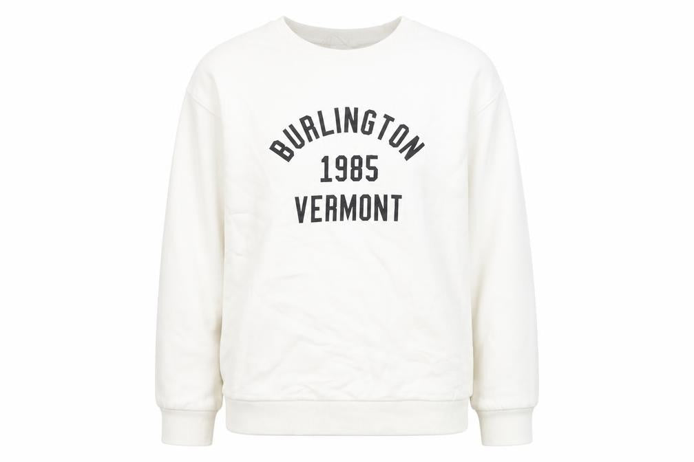 Mango Girls White Cotton Pullover Sweatshirt Size 11-12 Years Pullover - Burlington Vermont