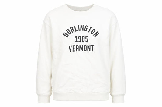 Mango Girls White Cotton Pullover Sweatshirt Size 11-12 Years Pullover - Burlington Vermont
