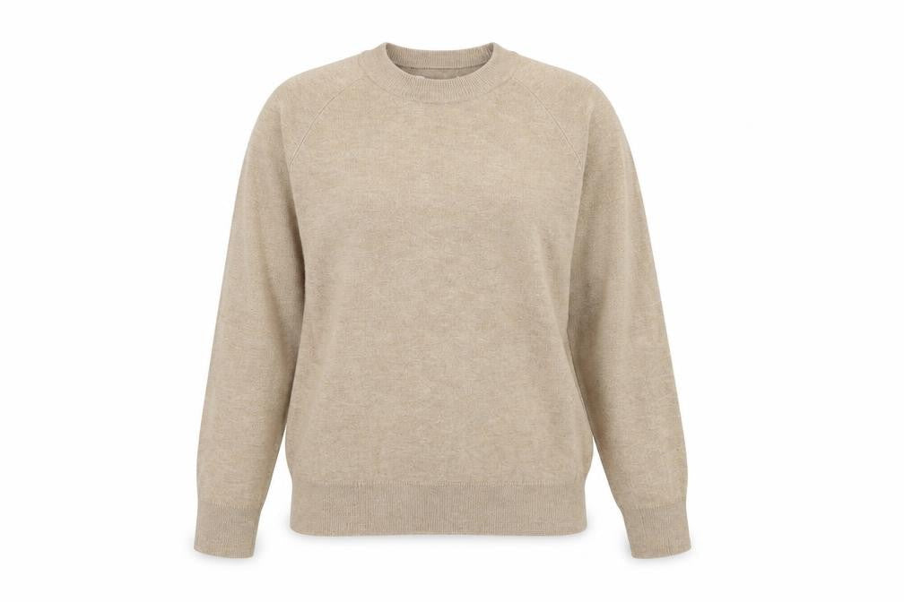 Primark Womens Brown Round Neck Polyester Pullover Jumper Size 10