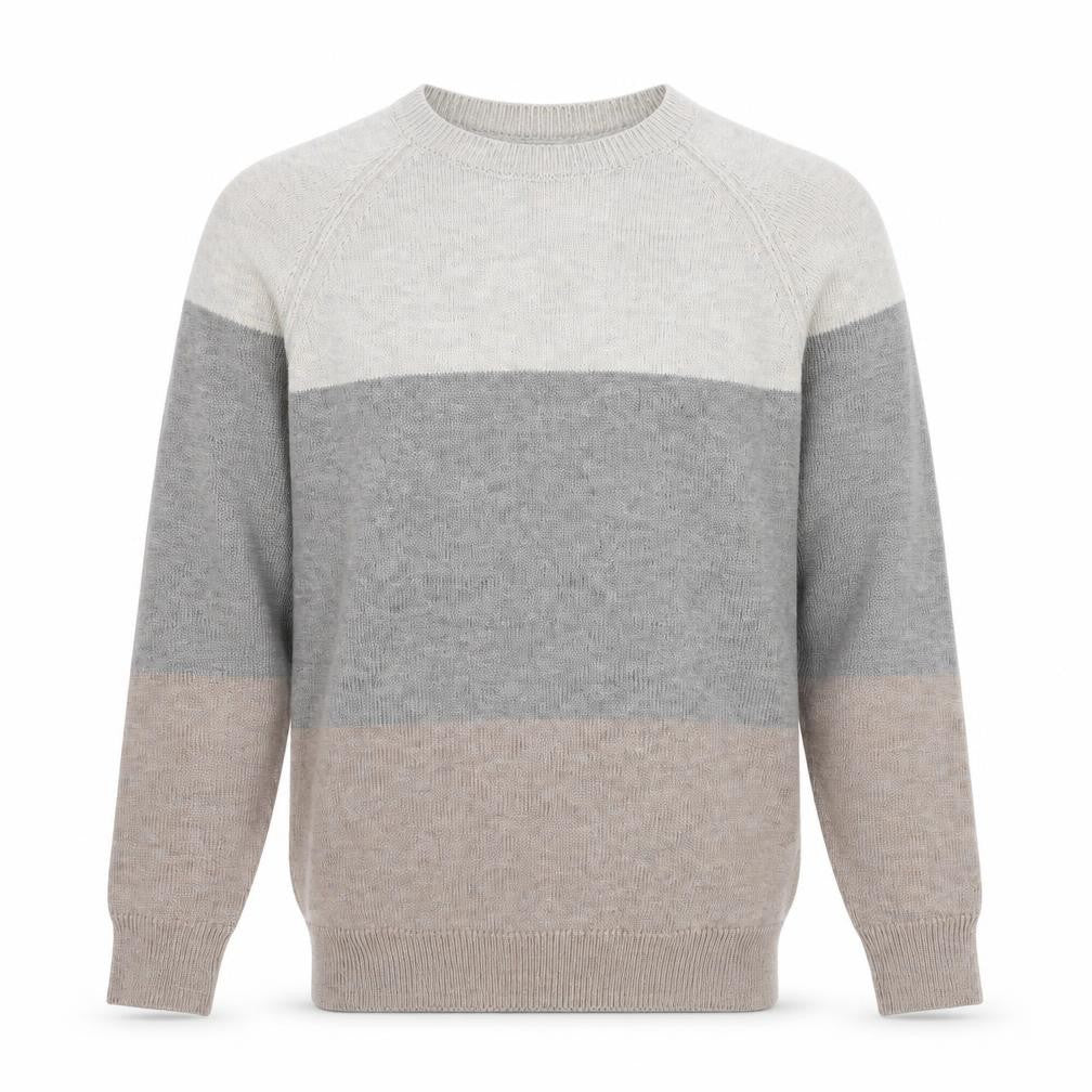 Marks & Spencer Mens Grey Round Neck Polyamide Pullover Jumper Size S