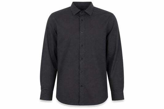 Target Mens Grey Polka Dot Cotton Button-Up Size L Collared