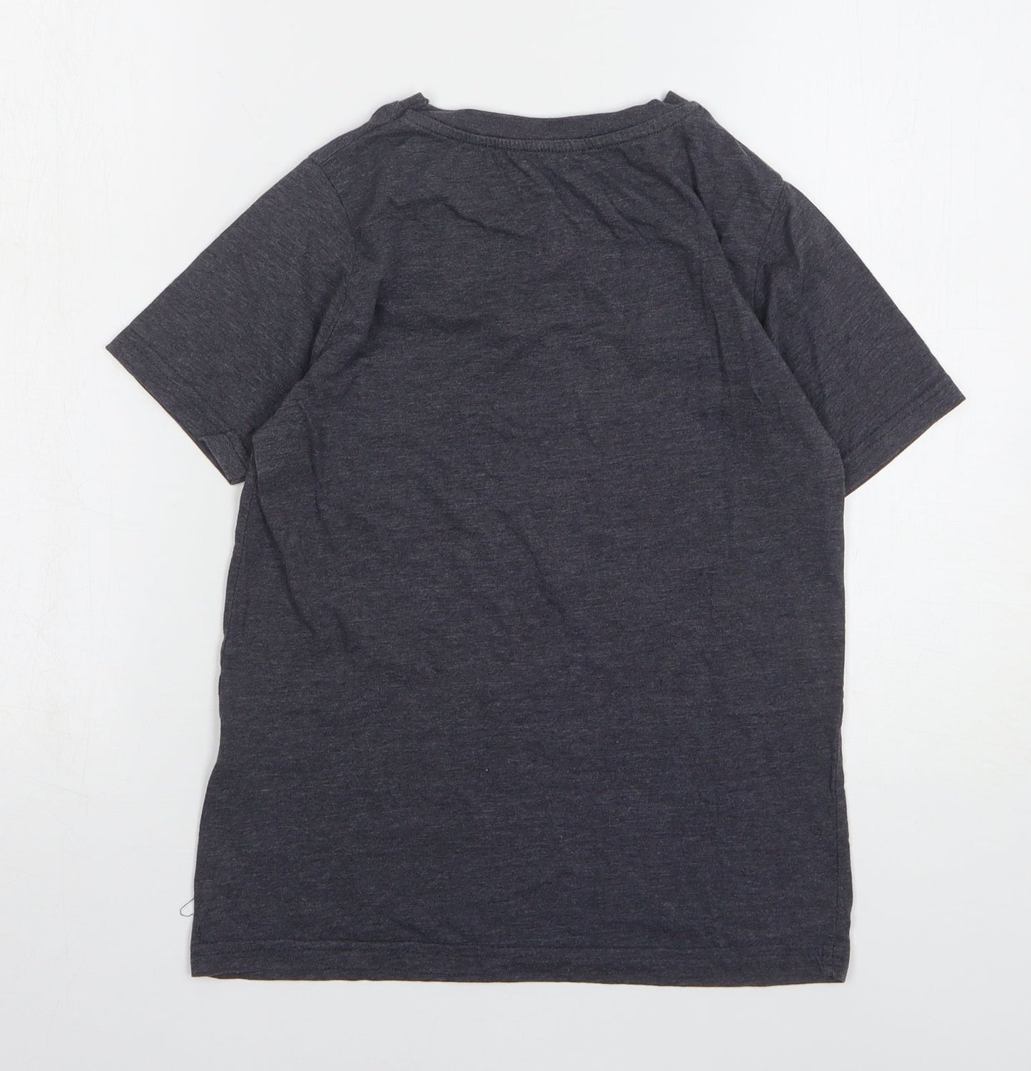 Atmosphere Womens Grey Cotton Basic T-Shirt Size 6 Round Neck - Los Angeles