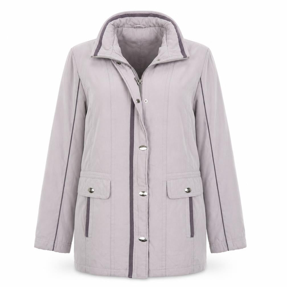 Anna rose Womens Grey Jacket Size M Zip