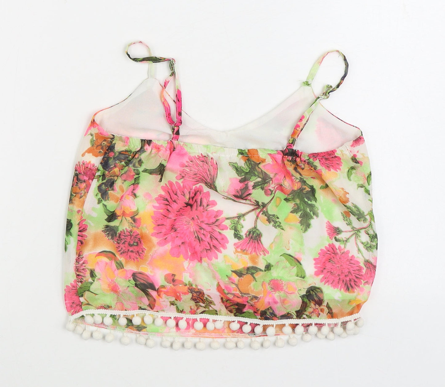 Quiz Womens Multicoloured Floral Polyester Camisole Tank Size 6 V-Neck