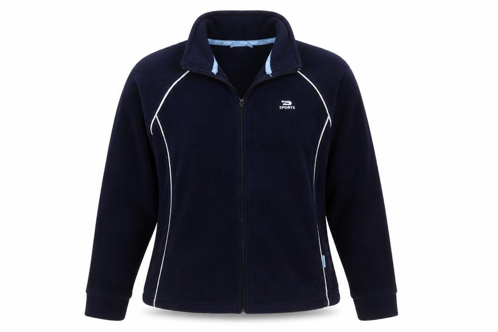 DNM Sport Womens Blue Jacket Size 12 Zip
