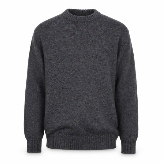 BHS Mens Grey Round Neck Acrylic Pullover Jumper Size S