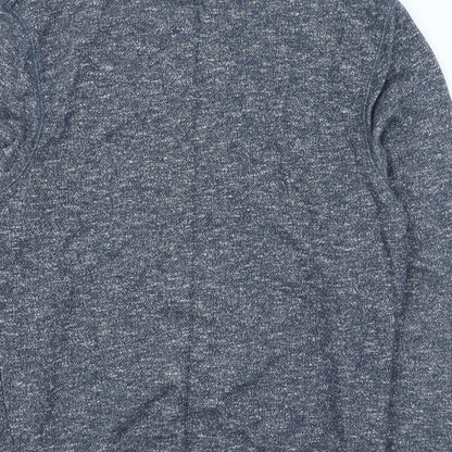 Jack Wills Mens Blue Round Neck Cotton Pullover Jumper Size S