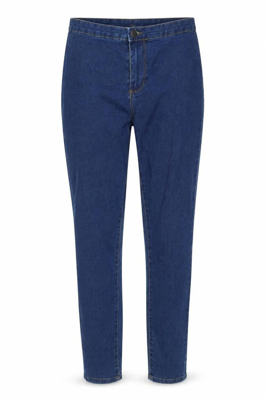 Denim & Co. Womens Blue Cotton Skinny Jeans Size 12 L28 in Regular Button
