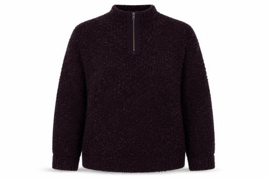 Tu Womens Purple Round Neck Polyester Pullover Jumper Size 12