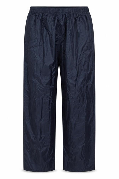 Wetplay Womens Blue Polyester Rain Trousers Trousers Size L L27 in Regular