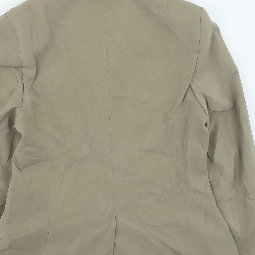 Sticky Fingers Womens Beige Jacket Size 14 Button