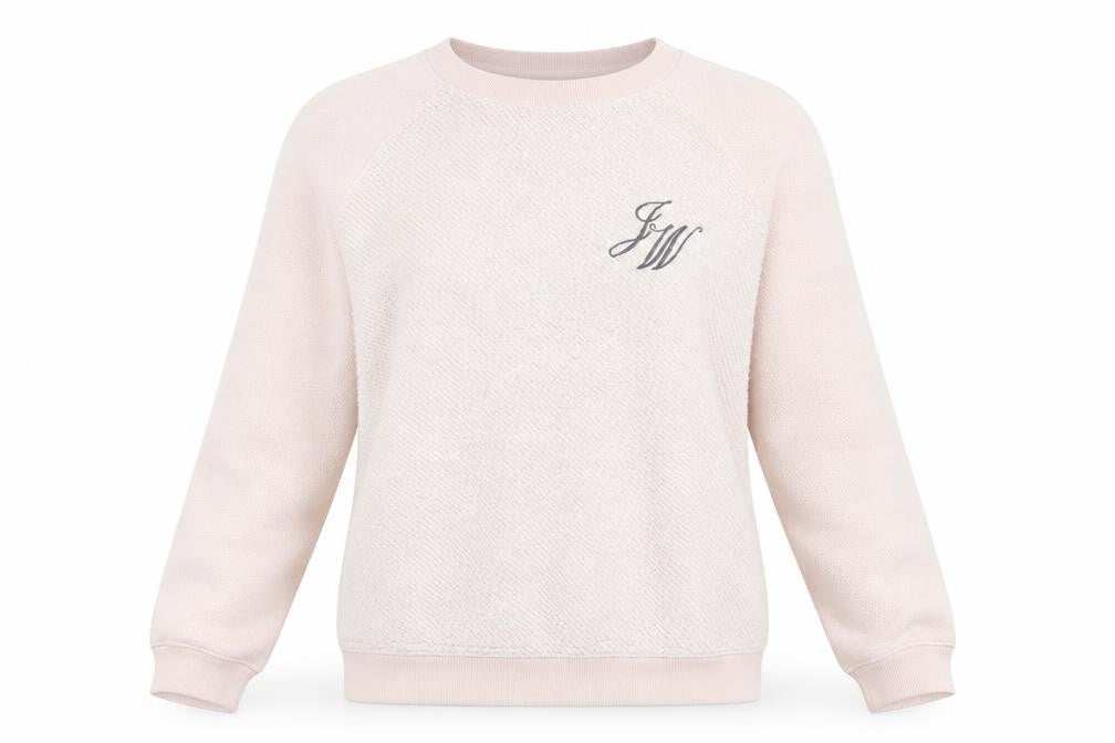 Jack Wills Womens Pink Round Neck Cotton Pullover Jumper Size 8