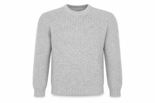 Hollister Womens Grey Round Neck Cotton Pullover Jumper Size S