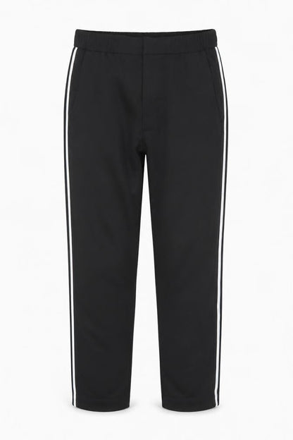 H&M Womens Black Polyester Trousers Size 32 in L27 in Regular