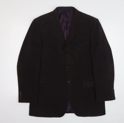 Impressions Mens Brown Polyester Jacket Suit Jacket Size 40