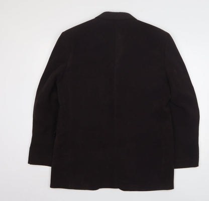 Impressions Mens Brown Polyester Jacket Suit Jacket Size 40